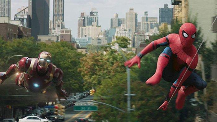 Salah satu adegan di film Spider_man: Homecoming. (Foto: Marvel)