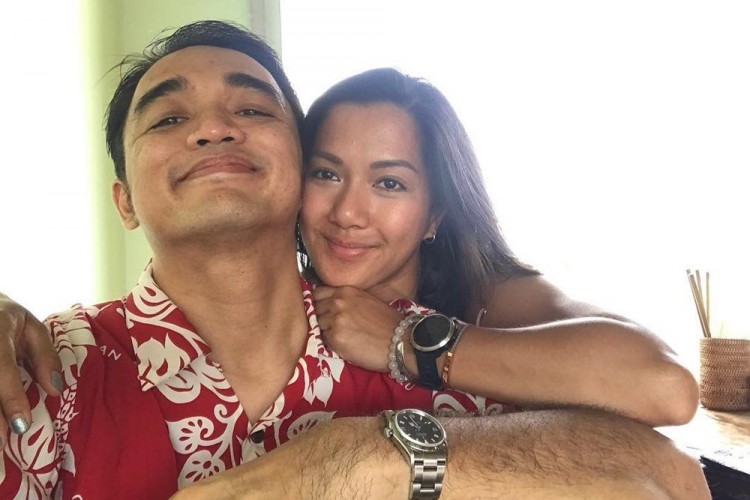 Pasangan DJ Dipha Barus dan istri, Vanessa Budihardja. (Foto: Instagram)