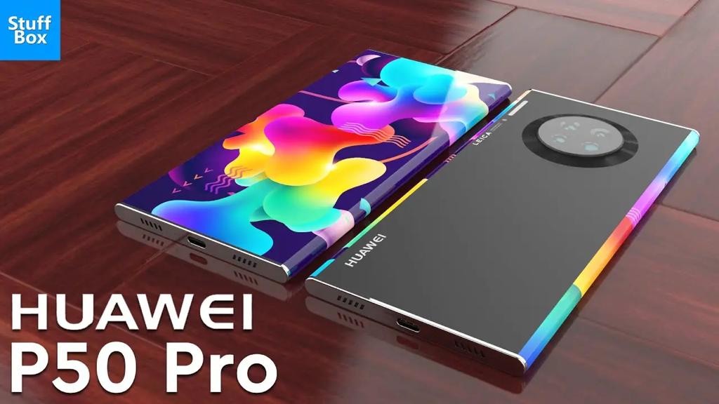 Penampakan Huawei P50 Pro yang lebih ringkas dan cekli. Foto @InfoLealks