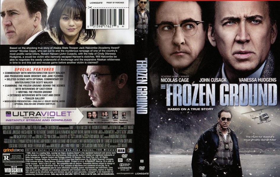 Poster film The Frozen Ground yang dibintangi aktor Nicolas Cage. (Foto: YouTube)