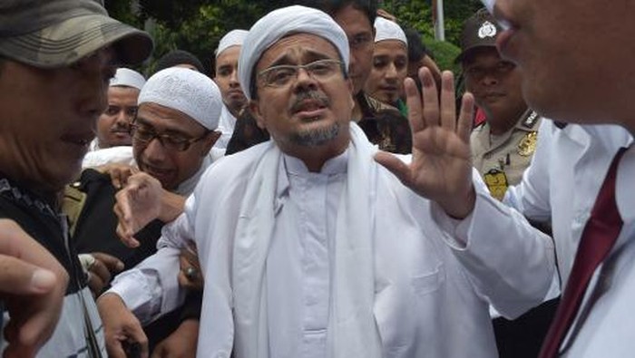 Rizieq Shihab dikabarkan sakit di dalam tahanan Polda Metro. (Foto: Ant)