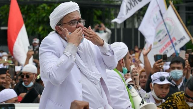 Rizieq Shihab dikabarkan sakit di dalam tahanan Polda Metro. (Foto: Ant)