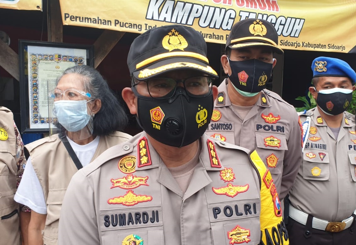 Kapolres Sidoarjo, Kombes Pol Sumardji. (Foto: Fariz Yarbo/Ngopibareng.id)