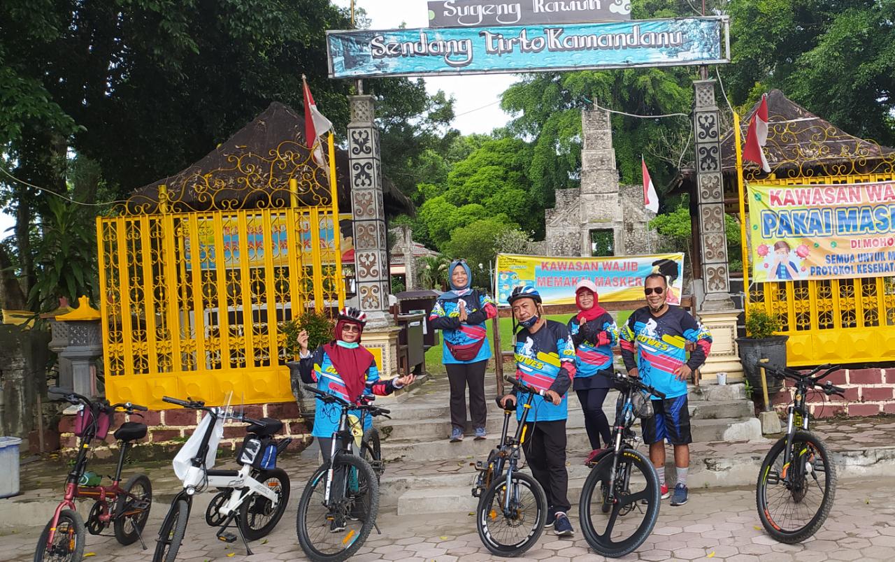 Destinasi wisata yang dikunjungi kelompok gowes Bani Soepardi (Istimewa) 