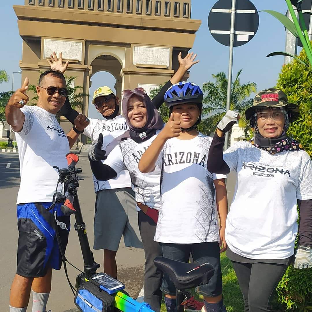 Destinasi wisata yang dikunjungi kelompok gowes Bani Soepardi (Istimewa) 