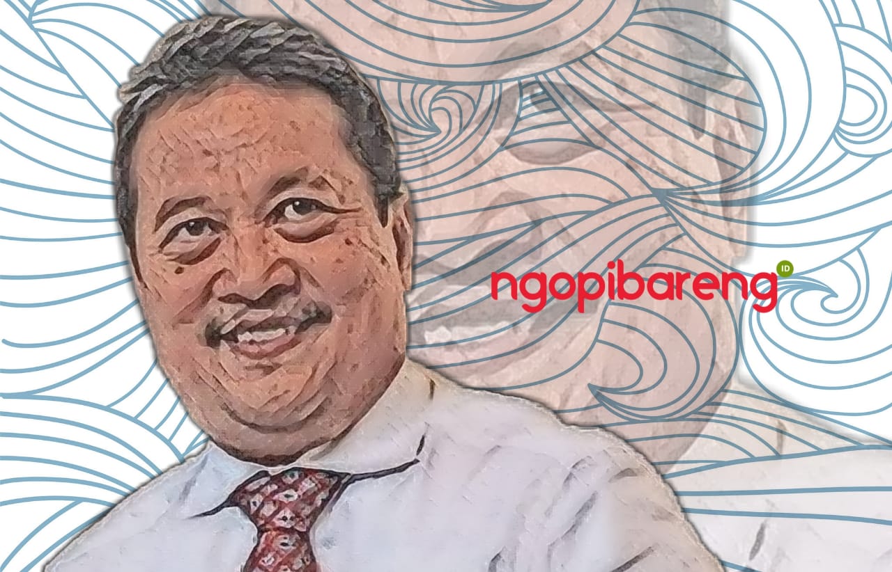 Ilustrasi Sakti Wahyu Trenggono. (Foto: Fa Vidhi/Ngopibareng.id) 