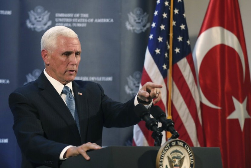 Wakil Presiden Amerika Serikat (AS) Mike Pence. (Foto: ap) 