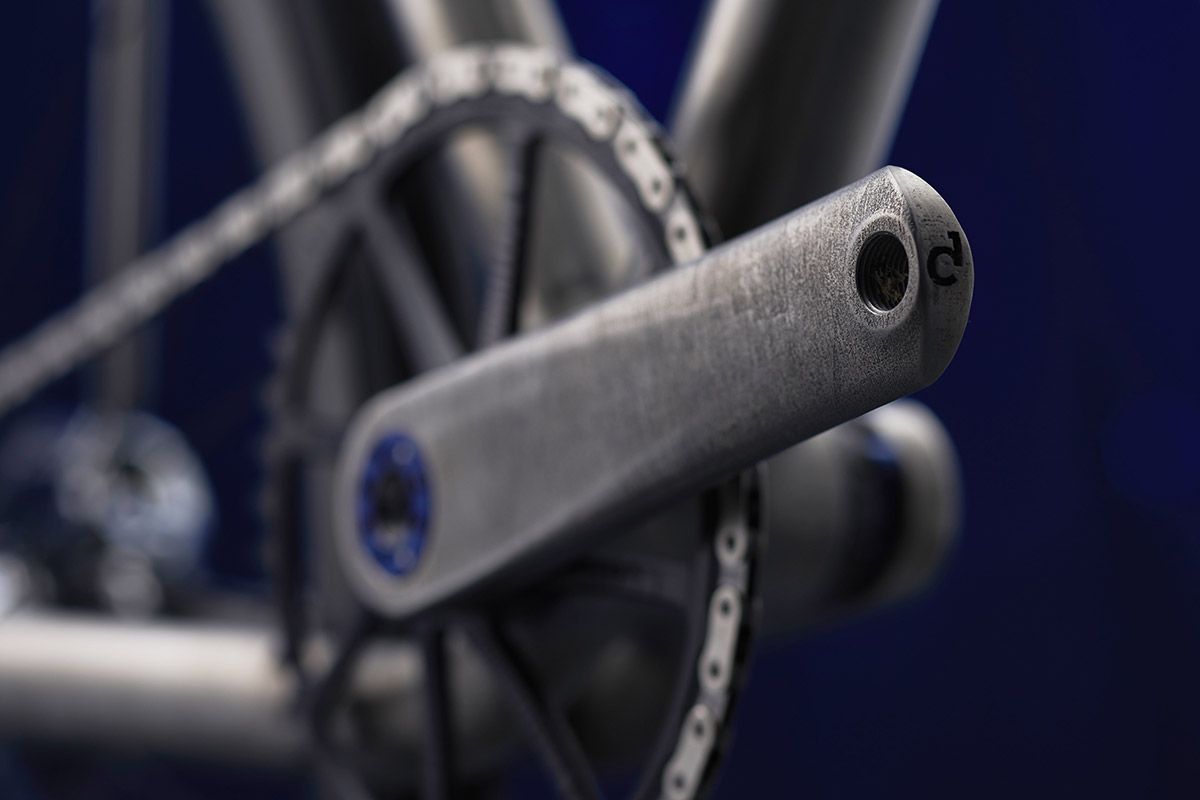 Kaki crank juga dibuat dari titanium 3D printing. (Foto: Istimewa)