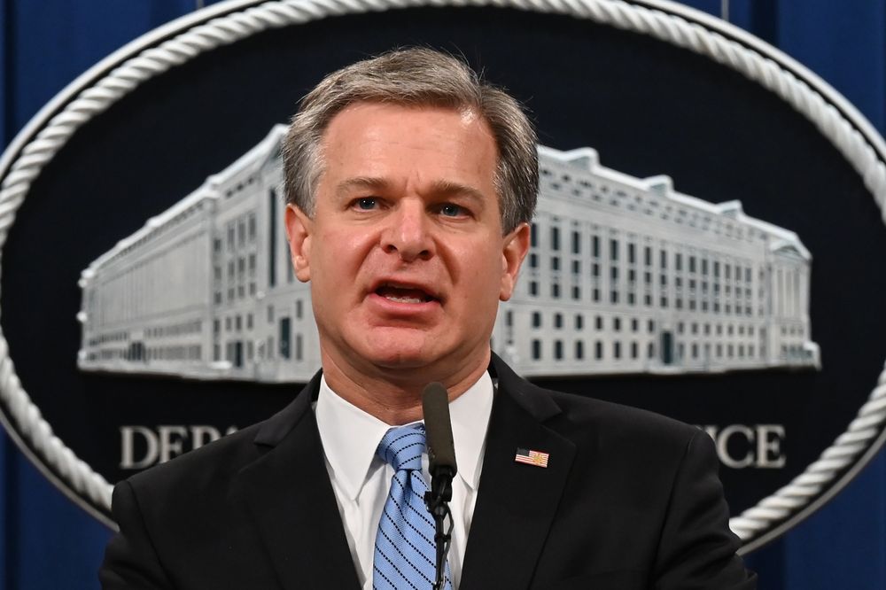 Direktur FBI, Chris Wray. (Foto: usa-today) 