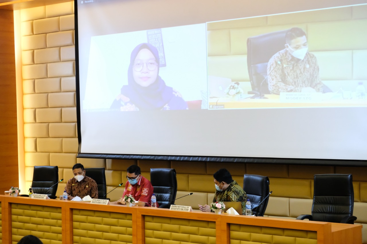 Refleksi awal tahun Kinerja LPSK yang diselenggarakan melalui aplikasi zoom meeting yang disiarkan dari Ruang Abdul Muis Kompleks DPR RI, Jumat, 15 Januari 2021. (Foto: Istimewa) 