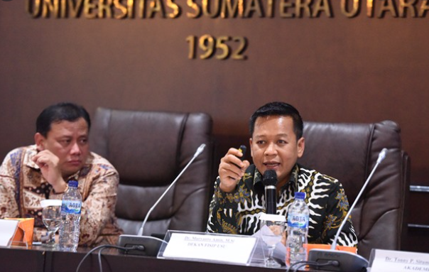 Dituduh plagiasi, ini pembelaan Muryanto Amin, Dekan Fisip USU sekaligus rektor terpilih USU. (Foto: Universitas Sumatera Utara)