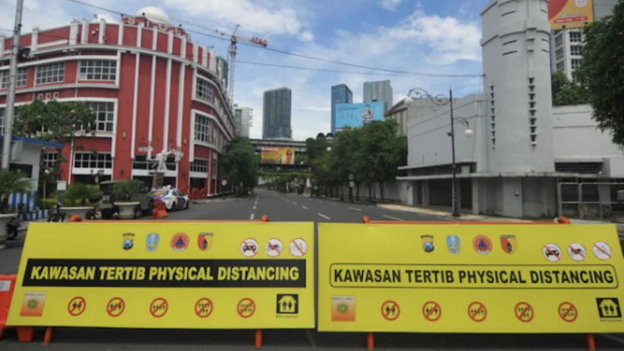 Jalan Tunjungan yang sempat ditutup beberapa waktu lalu. (Foto: dok. Ngopibareng.id)