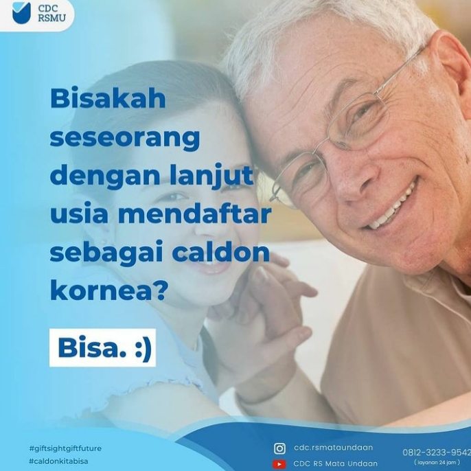 Ilustrasi donor kornea mata. (Foto: Dok. RSMU)