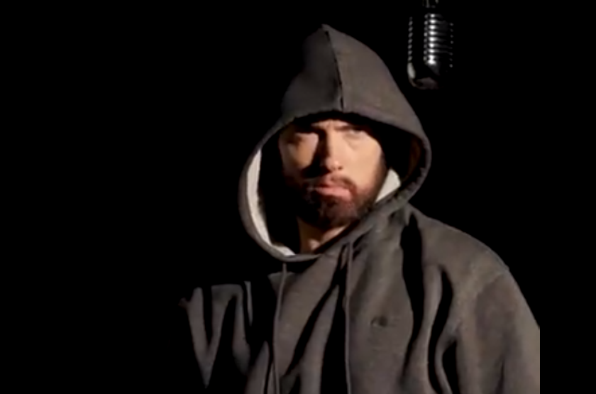 Video tentang wawancara Eminem bersama bos UFC menjadi viral. (Foto:Tangkapan layar Twitter)