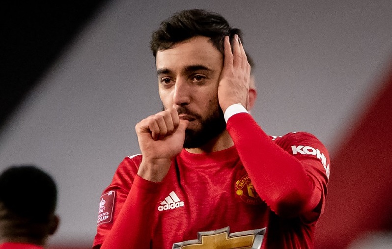 Pemain Manchester United, Bruno Fernandes. (Foto: Twitter/@ManUtd) 