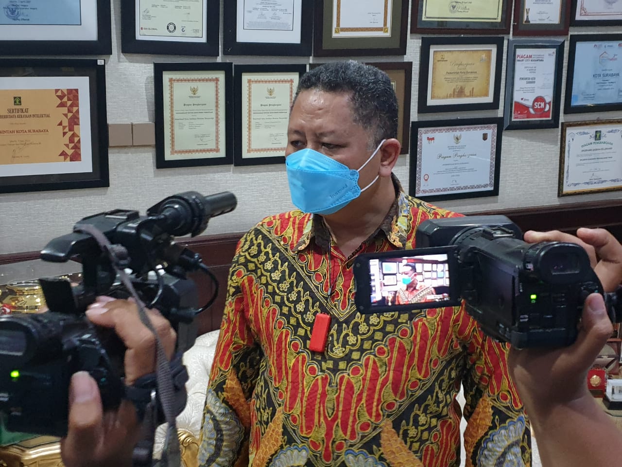 Plt Walikota Surabaya Whisnu Sakti Buana. (Foto: Alief Sambogo/Ngopibareng.id)