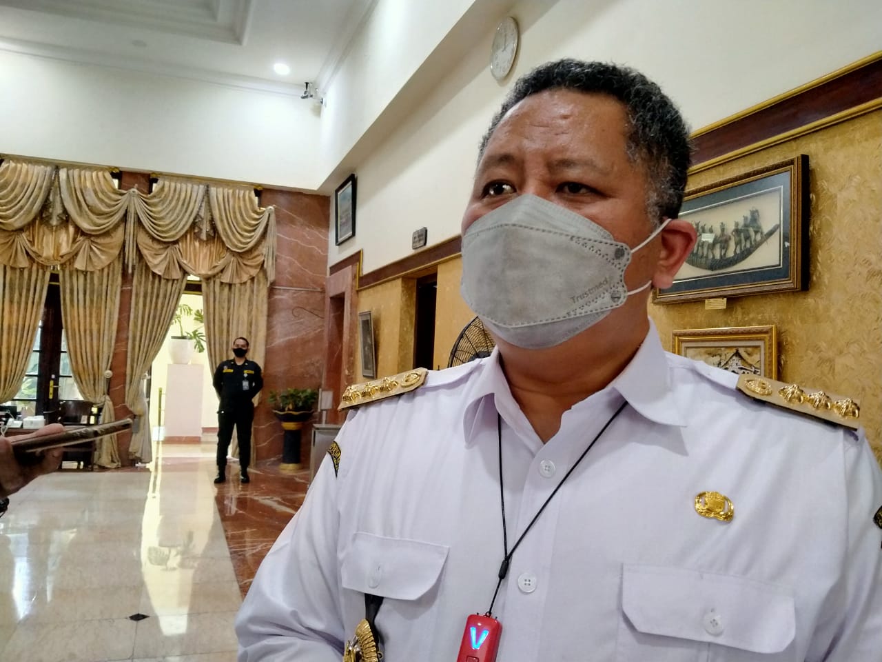 Plt Walikota Surabaya, Whisnu Sakti Buana di Balai Kota Surabaya, Rabu 27 Januari 2021. (Foto: Fariz Yarbo/Ngopibareng.id)