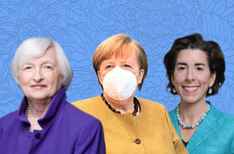 Yellen, Merkel, dan Gina. Image from Disway.