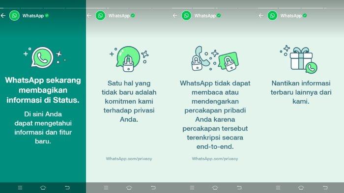 Status WhatsApp yang trending topik. (Foto: WhatsApp)