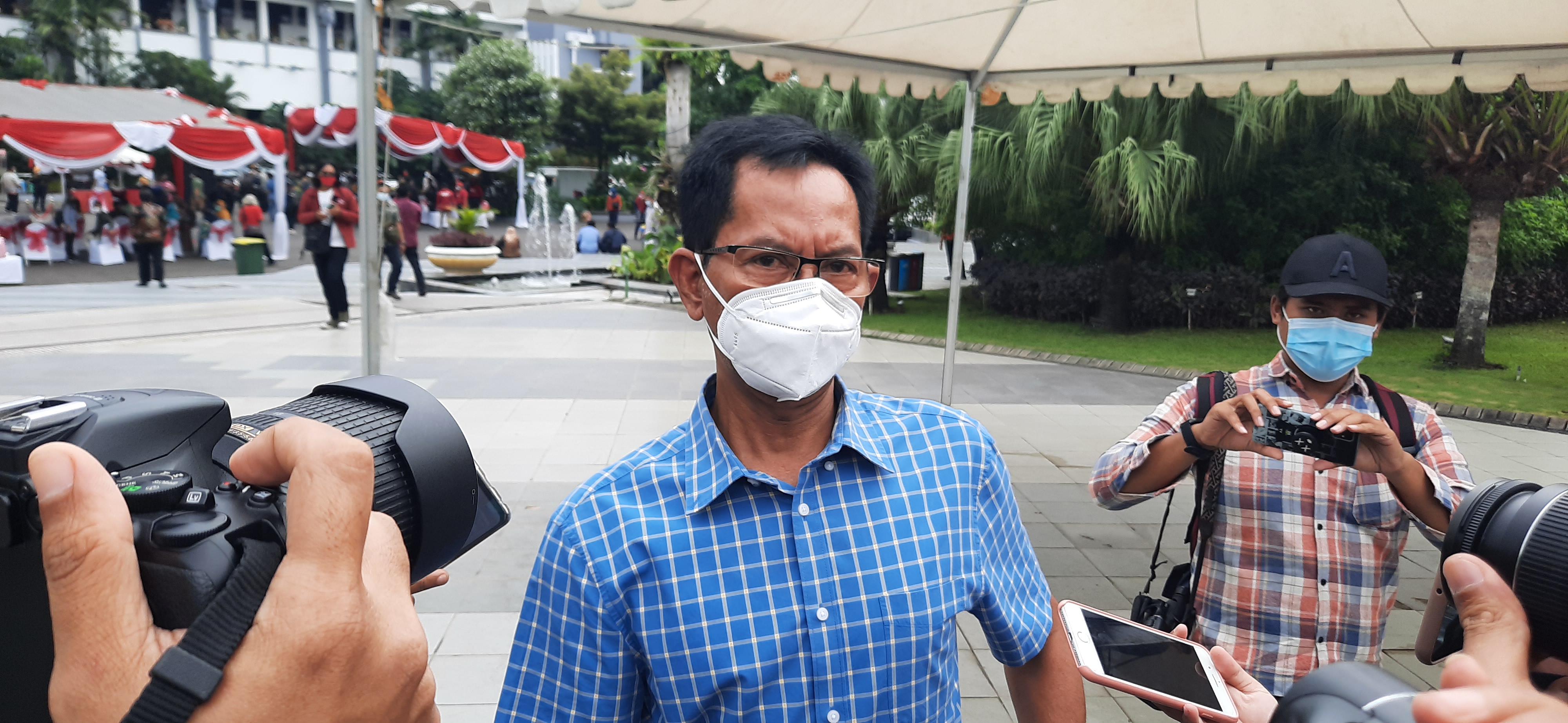 Ketua DPC PDI Perjuangan Kota Surabaya Adi Sutarwijono. (Foto: Alief sambogo/ngopibareng.id)