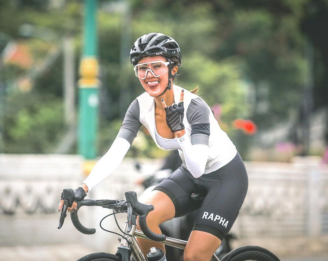 Crystal Oceanie akan gowes dan menjadi MC di acara gowes bareng Velo Vista Ride 20 Maret nanti. (Foto: Fauzan Pasha)