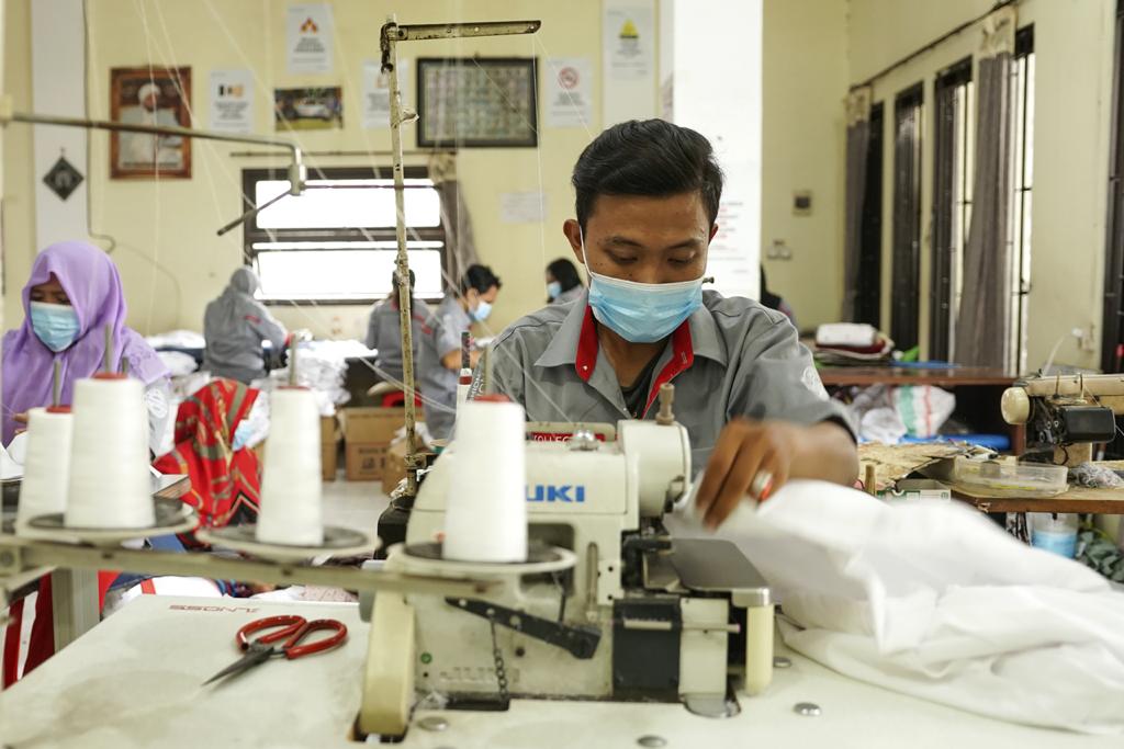 UMKM Peci binaan Semen Gresik. (Foto: Dok SIG)