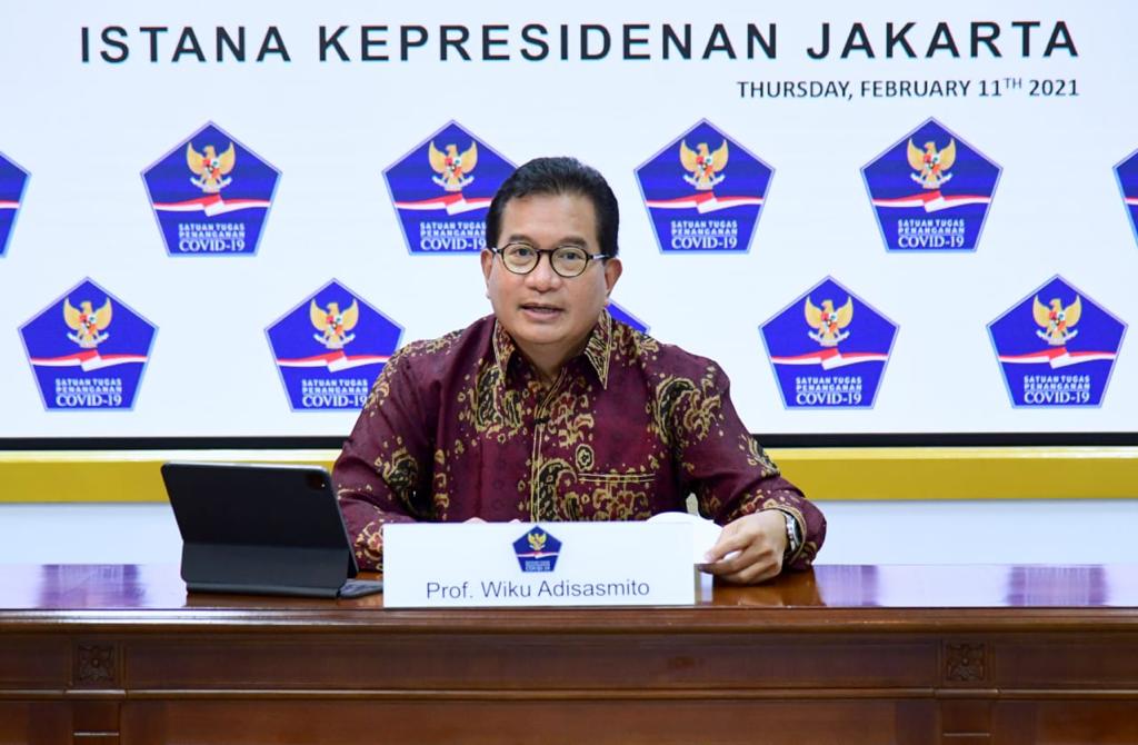 Juru Bicara Satgas Penanganan Covid-19 Prof Wiku Adisasmito menyampaikan perkembangan terkini penanganan Covid-19. (Foto: Istimewa)