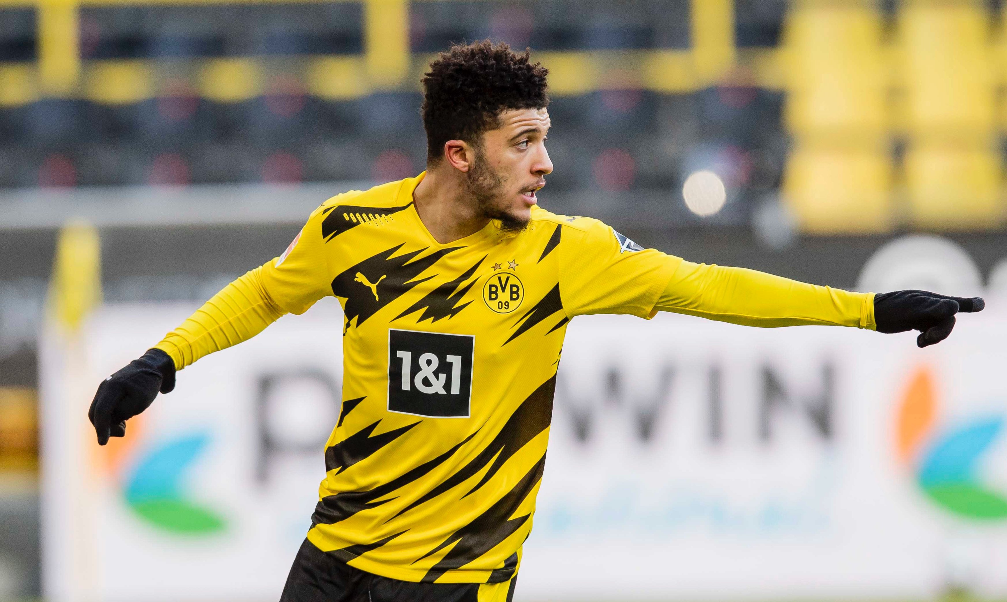 Jadon Sancho sempat memberi harapan pada Dortmund lewat gol pembuka yang ia lesakkan. (Foto: Twitter/@BVB)