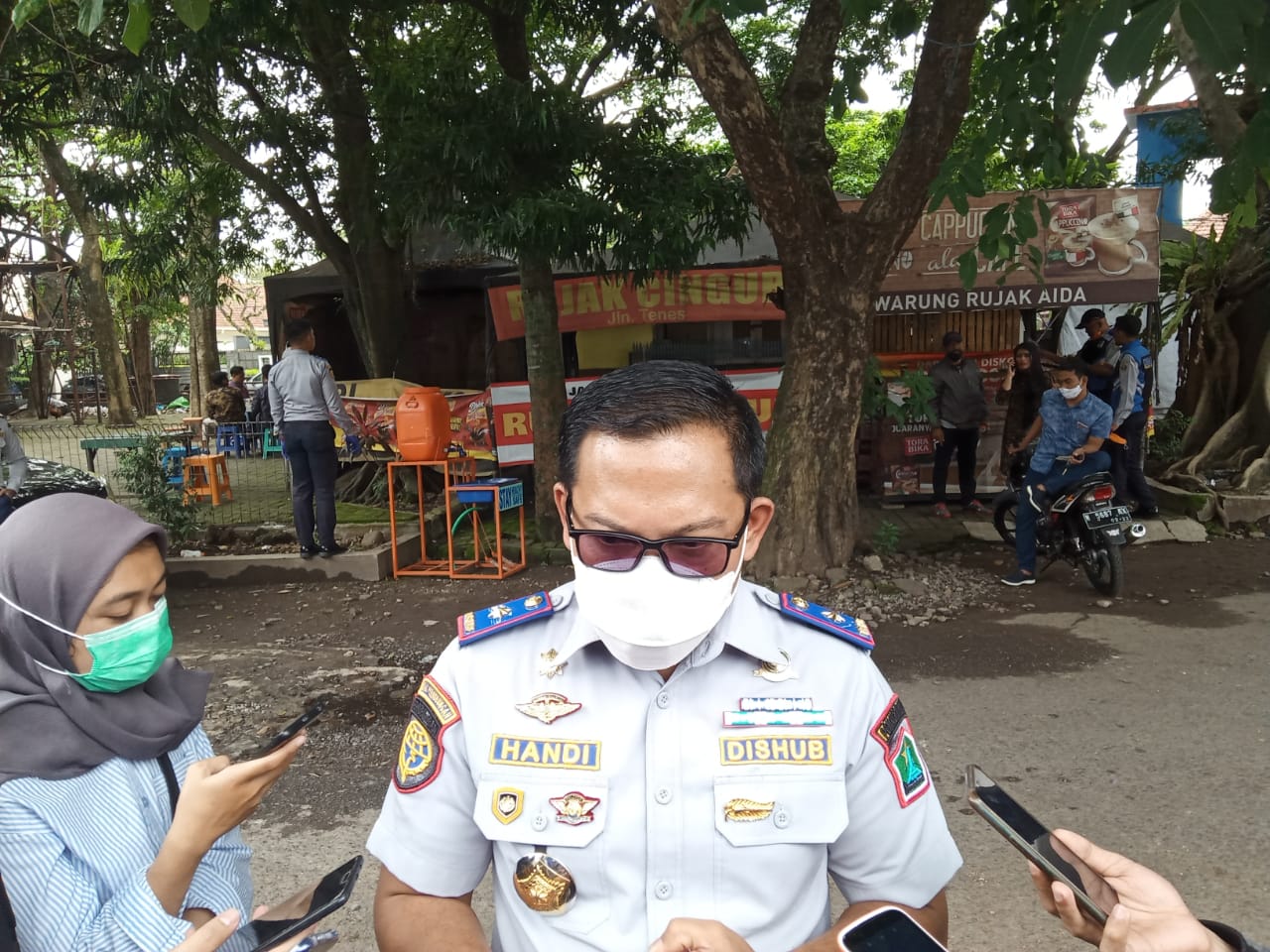 Kepala Dinas Perhubungan, Kota Malang, Handi Priyanto saat ditemui di kompleks parkiran Stadion Gajayana, Kota Malang (Foto: Lalu Theo/Ngopibareng.id)