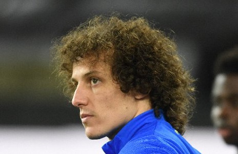 Bek tengah Arsenal, David Luiz. (Foto: Twitter/@Arsenal)