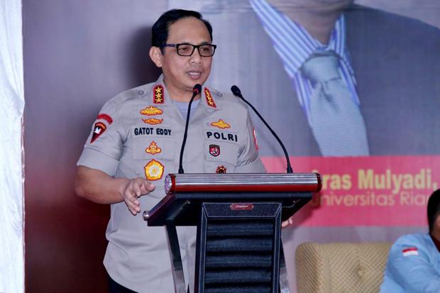 Wakapolri Komjen Gatot Eddy Pramono mengaku positif Covid-19, Rabu 17 Februari 2021. (Foto: Istimewa)