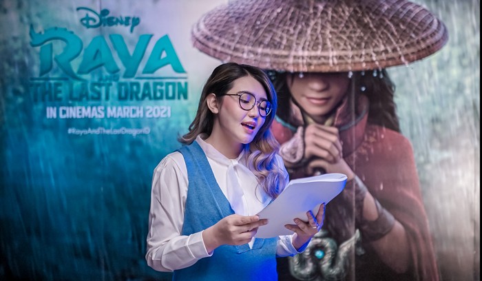 Via Vallen mengisi salah satu soundtrack film Raya and the Last Dragon. (Foto: Dok. Disney Indonesia/ Raya & the Last Dragon)