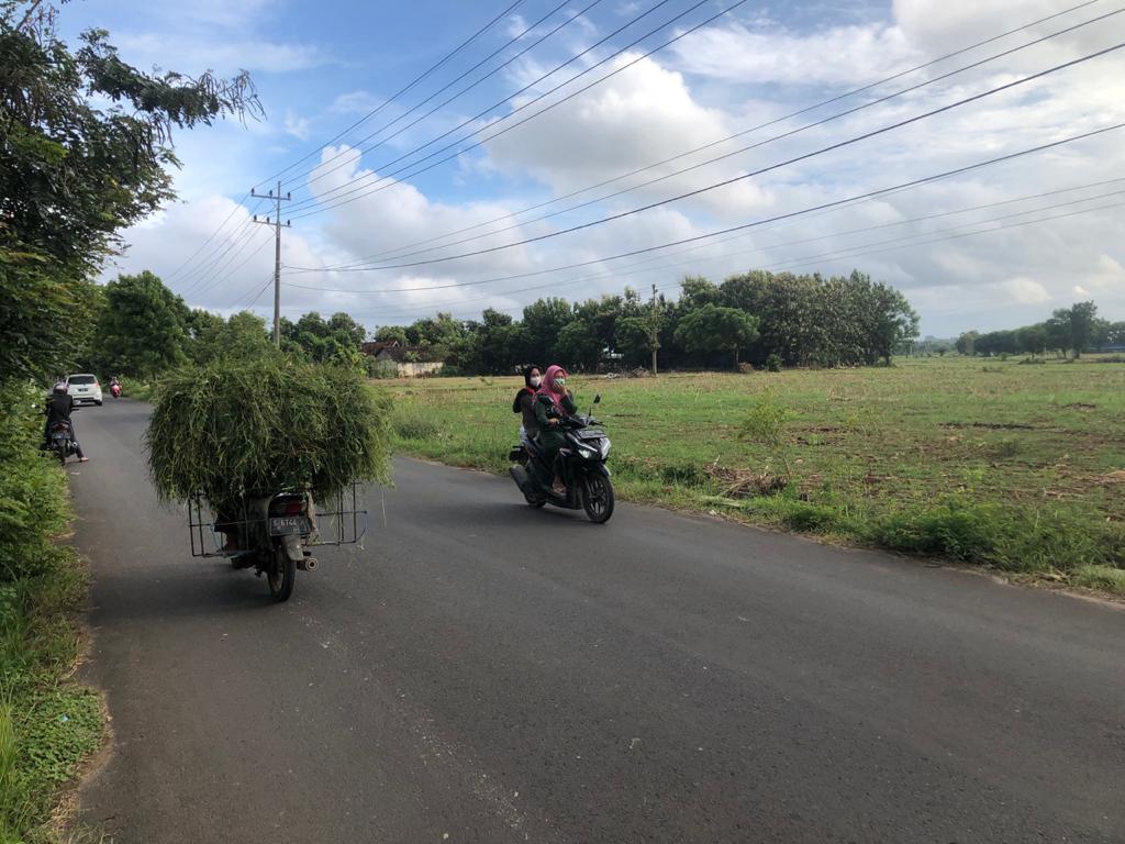 Bekas tanah warga Desa Sumergeneng, Tuban yang kini jadi aset PT Pertamina. (Foto: 