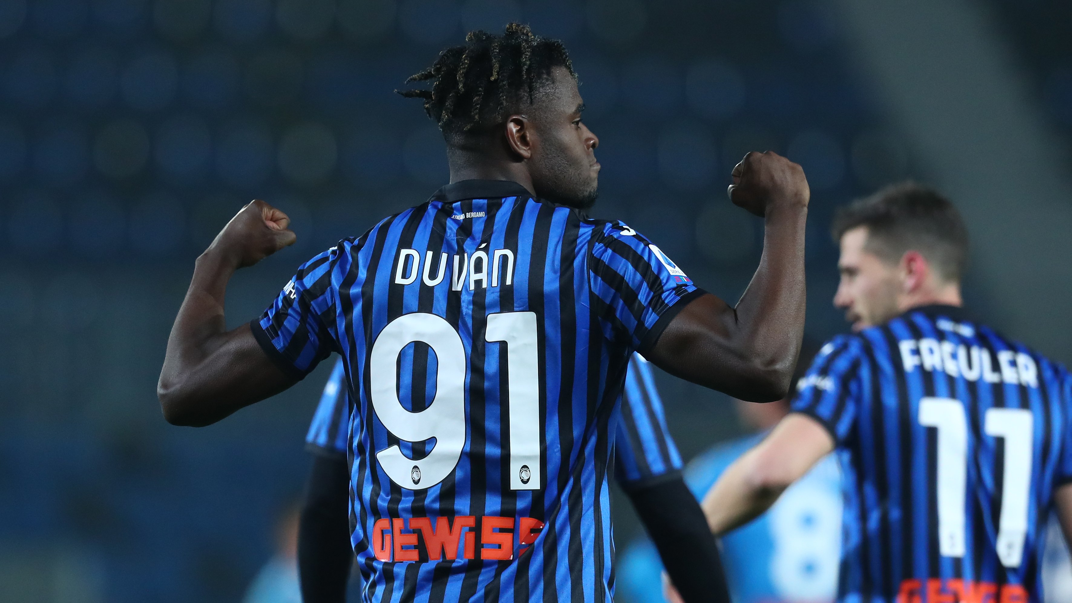 Duvan Zapata akan menjadi bomber Atalanta untuk menghancurkan Real Madrid. (Foto: Twitter/@Atalanta_BC)