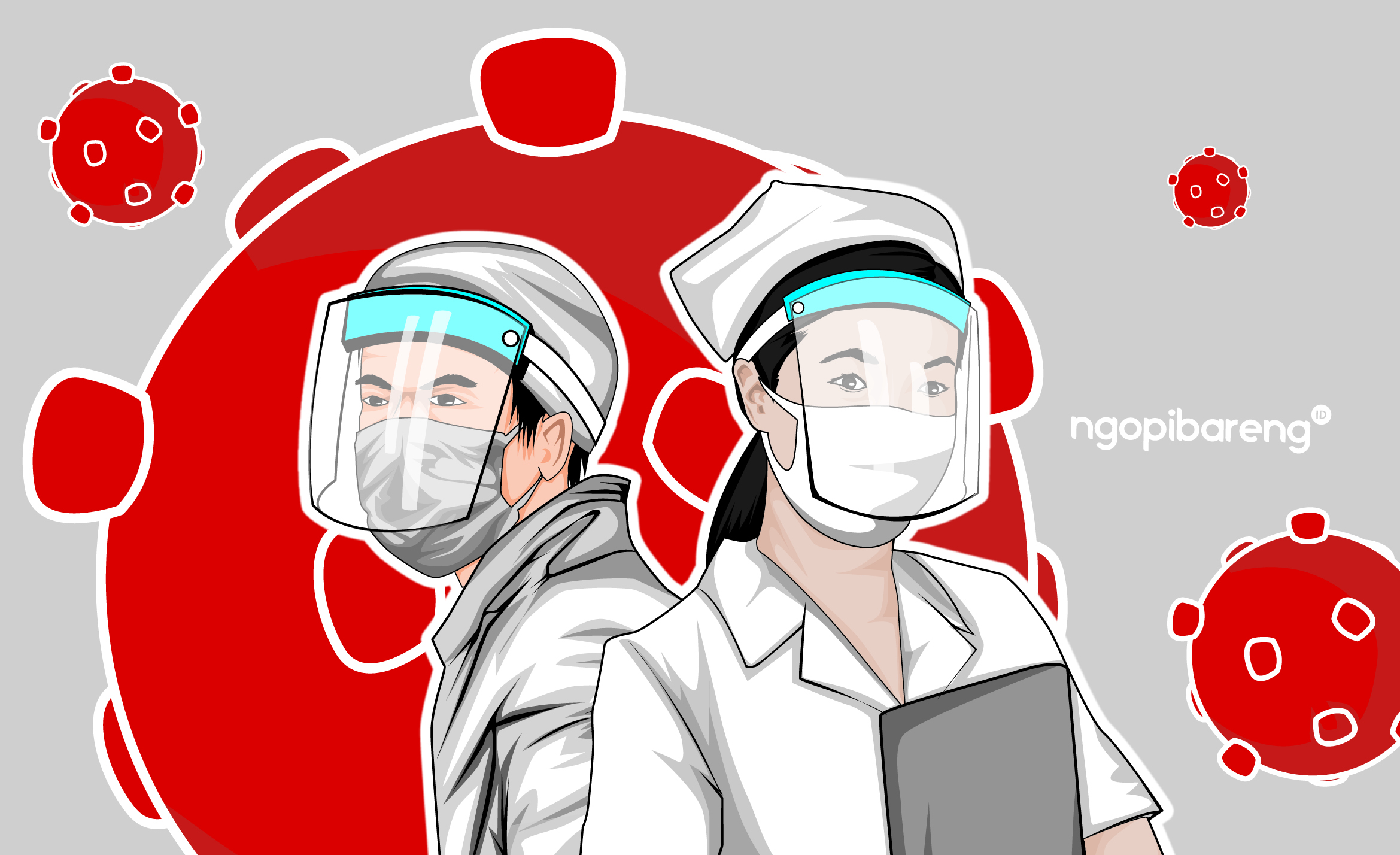 Sebanyak 1.831 dokter terpapar Covid, kasus dokter meninggal terbanyak dilaporkan di Jawa Timur. (Ilustrasi: Fa-Vidhi/Ngopibareng.id)