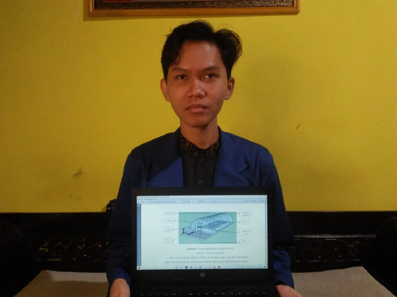 Muhammad Arif Billah, mahasiswa Departemen Teknik Infrastruktur Sipil Institut Teknologi Sepuluh Nopember (ITS) yang mengagas inovasi rumah garam. (Foto: Istimewa)