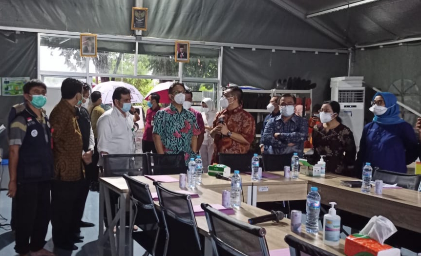 Kunjungan Menkes ke RSLI pada Sabtu, 27 Februari 2021. (Foto: istimewa)