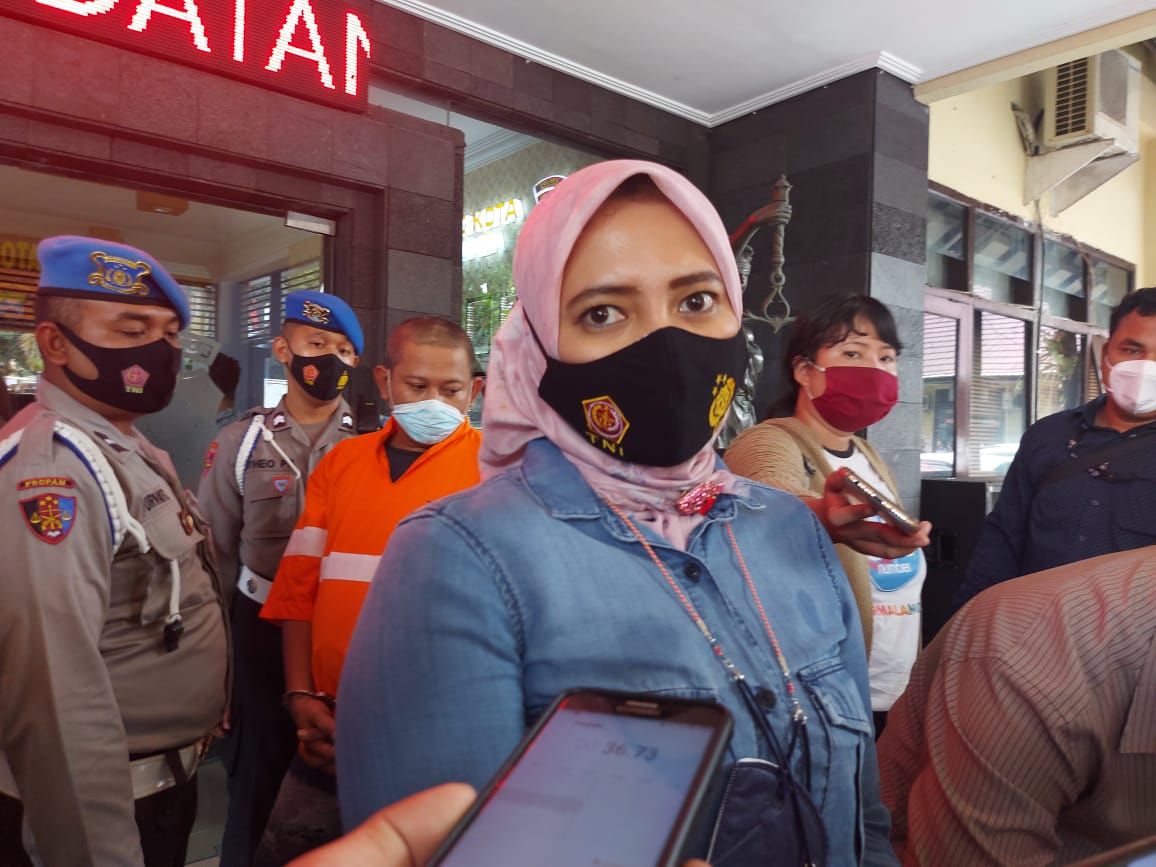 Kasatresnarkoba Polresta Malang Kota, Kompol Anria Rosa Piliang saat ditemui di Mapolresta Malang Kota, Jawa Timur. (Foto: Lalu Theo/Ngopibareng.id)