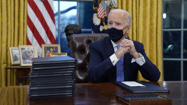 Presiden AS Joe Biden di Gedung Putih, Washington DC. (Foto: voa)