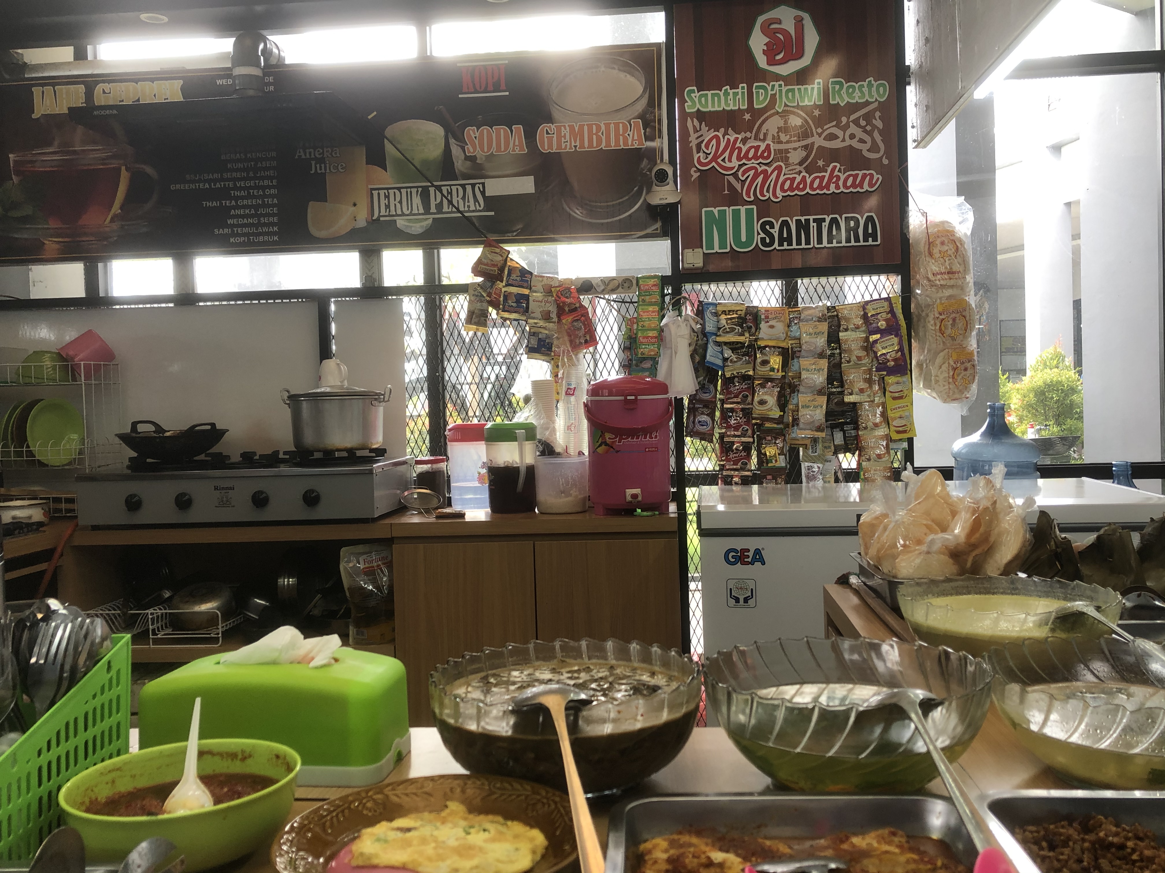 Sajian makanan menu Nusantara milik Eko Riyanto.