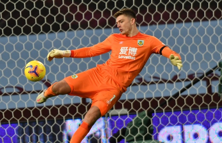 Nick Pope masuk dalam daftar incaran Tottenham di musim panas mendatang. (Foto: Twitter/@BurnleyOfficial)