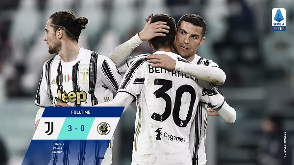 Juventus Vs Spezia di Stadion Allianz, Rabu 3 Maret 2021 dini hari WIB. (Foto: Twitter Juventus)