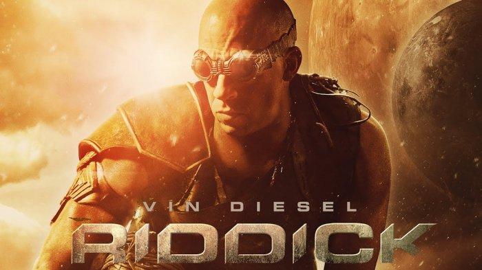 Poster film Riddick yang dibintangi sekaligus menjadi produser film, Vin Diesel. (Foto: Universal Pictures)