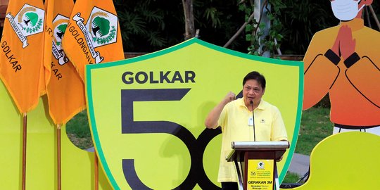 Rapat kerja nasional (rakernas) dan rapat pimpinan nasional (rapimnas) perdana Partai Golkar dipimpin Ketua Umum Airlangga Hartarto, pada Jumat dan Sabtu, 5-6 Maret 2021. (Foto: Istimewa)