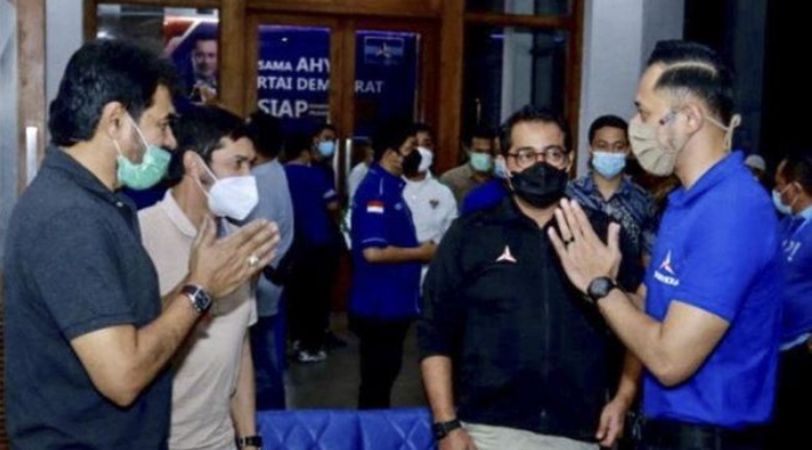 Muzakir Manaf, juga dikenal dengan nama Mualem, mendukung penuh kepemimpinan AHY di Partai Demokrat dan berharap persoalan partai bisa segera selesai. Foto: Antara/HO-Partai Demokrat)