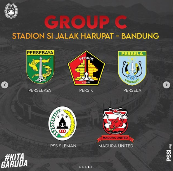 Grup C Piala Menpora 2021. (Grafis: IG PSSI)