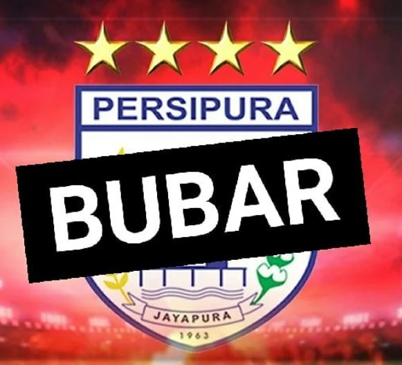 Persipura mengumumkan pembubaran klub di akun Instagram @persipurapapua1963)