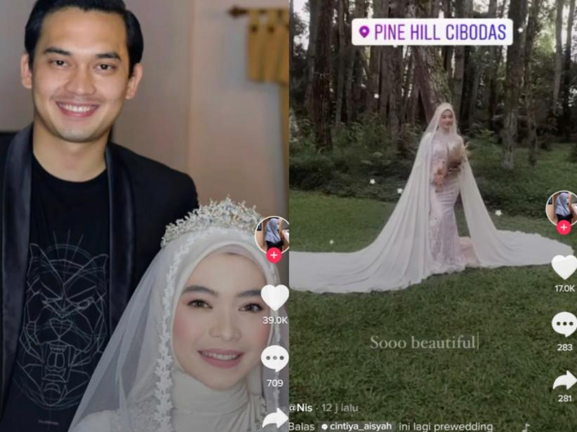 Sesi pemotretan Ikbal Fauzi dan calon istri, Novia Giana. (Foto: Instagram)