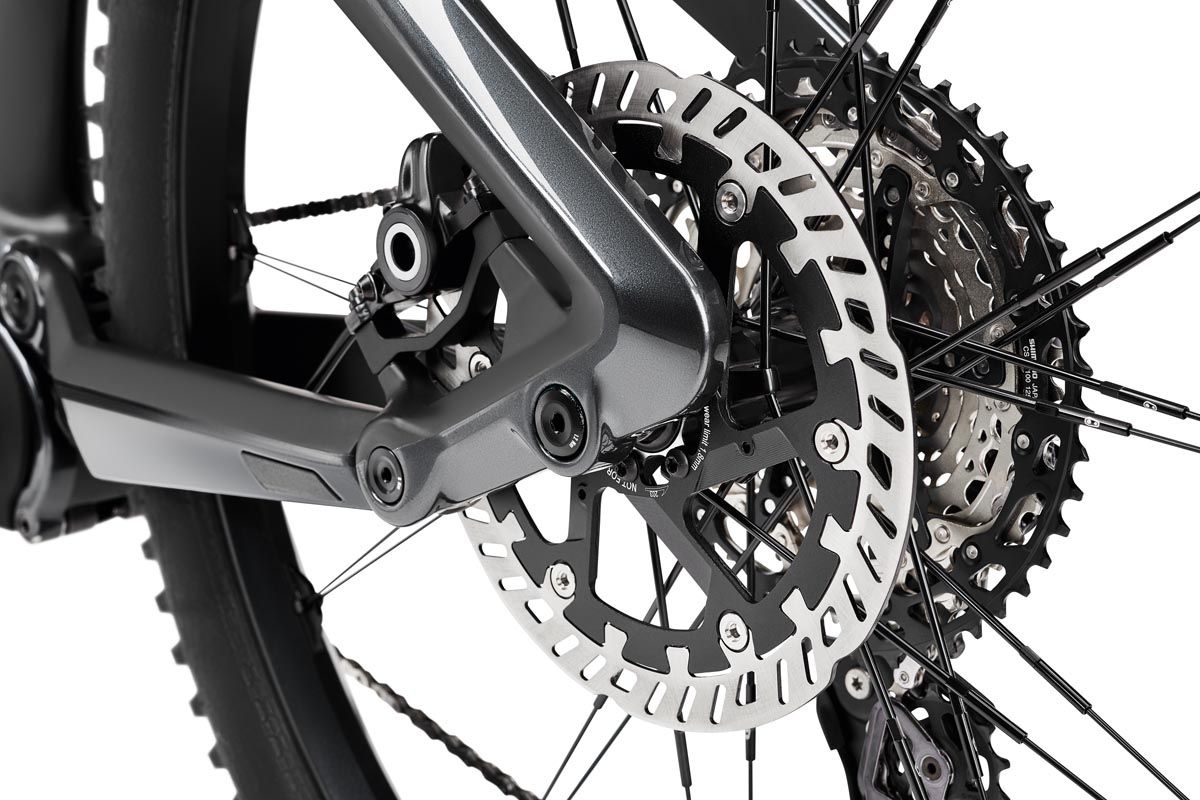 Sistem pengereman Porsche eBike Cross. (Foto: Istimewa)