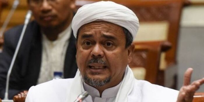 Rizieq Syihab, eks pimpinan Front Pembela Islam (FPI), akan menjalani sidang virtual. (Foto: Istimewa)